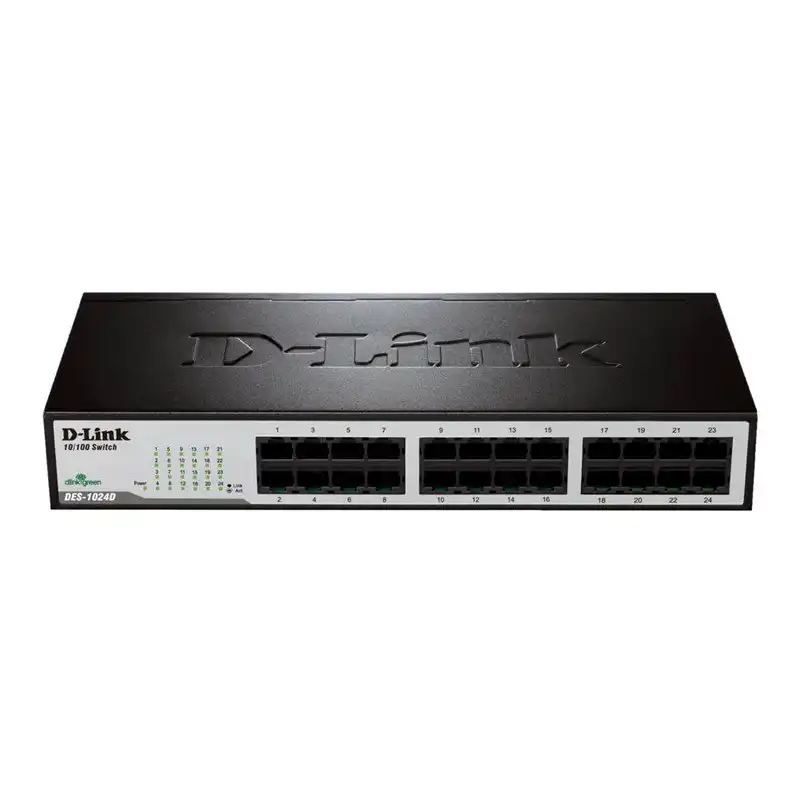 Switch Fast Ethernet non manageable 24 ports 10 - 100Mbps (DES-1024D)_1